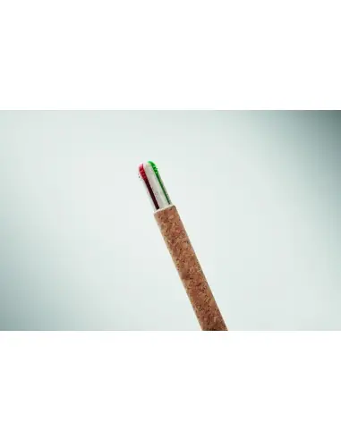 Bolígrafo corcho de 4 tintas 7MO2421