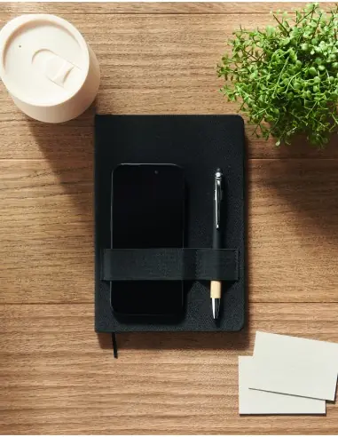 Cuaderno RPET A5 con bolígrafo 7MO2469