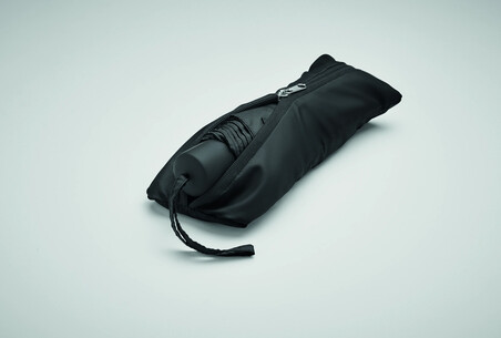 Paraguas plegable RPET antiviento con bolsa integrada