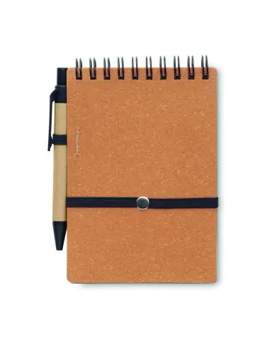 Libreta reciclada con bolígrafo 7MO2481
