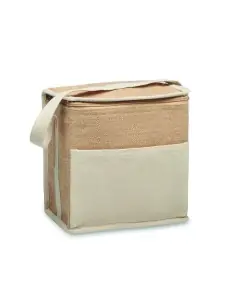 Bolsa nevera de yute y lona 3L 7MO2503