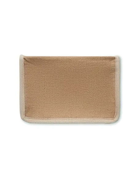 Bolsa nevera de yute y lona 3L 7MO2503