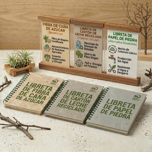 Alternativas al papel convencional: papel reciclado, papel de piedra y cartón de leche