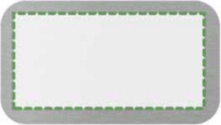 En la placa de metal