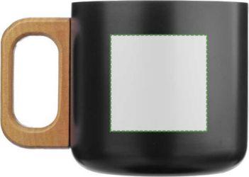 A la derecha del asa