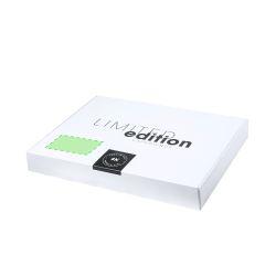 En la tapa de la caja de presentación