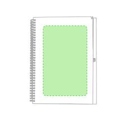 En la portada de la libreta