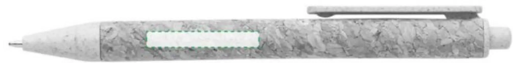 Junto al clip, escritura diestra