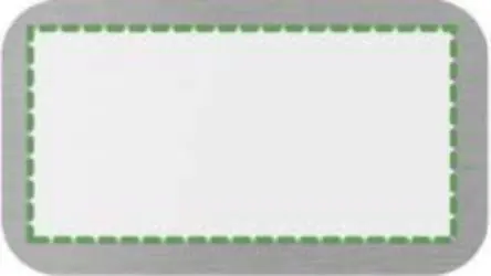 En la placa de metal