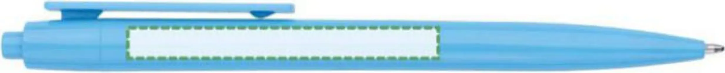 Junto al clip, escritura zurda