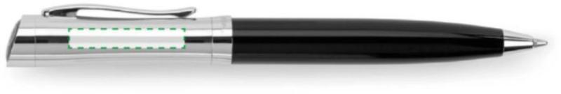 Junto al clip, escritura zurda