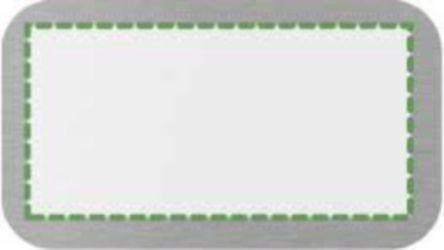 En la placa de metal