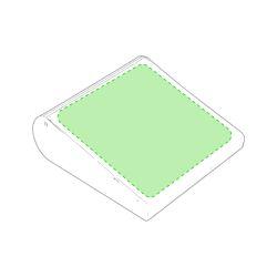 En el estuche, parte inferior