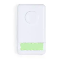 En el hueco rectangular