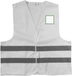 Logo en la parte izquierda del pecho