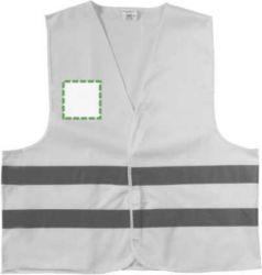 Logo en la parte derecha del pecho