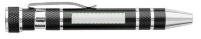 Junto al clip, escritura zurda